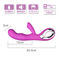 【1590円★数量限定】シリコンバイブ プラス VIBRATORS (パープル)<お一人様1点限り>