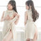 【2510円★数量限定】例のニット スキ見せワンピース (アイボリー)<お一人様1点限り>